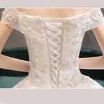 Lace Flower Sweetheart Sexy Bridal Wedding Gown