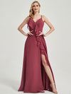 Floor length A-line silhouette Bridesmaid Dress