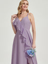 Dusty Purple Paloma V Neckline Bridesmaid Dress 