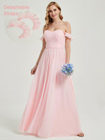 Blush CONVERTIBLE Chiffon Bridesmaid Dress   Wynne