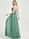 Eucalyptus 3 In 1 Detachable Straps Convertible Chiffon Bridesmaid Dress