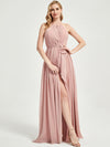 Eliza Floor length wrap feature and flowy silhouette bridesmaid dress