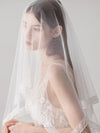 Simple Lace Tulle Wedding Bridal Veil Midi Length V608xmj