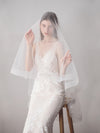 Simple Tulle Wedding Bridal Veil Midi Length V609xmj