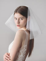 Simple Short Tulle Wedding Bridal Veil V611xmj