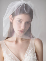 Simple Short Tulle Wedding Face Veil V612xmj