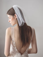 Simple Short Tulle Wedding Face Veil V612xmj