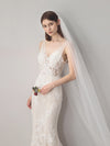 Super Long Tulle Wedding Veil V621xmj