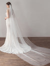 Super Long Tulle Wedding Veil V621xmj