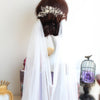 Super Long Tulle Wedding Veil V621xmj