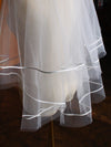 2-Layers Tulle Wedding Bridal Veil Midi Length V853xmj