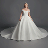 [Final Sale] Simple Off The Shoulder Wedding Gown