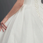 [Final Sale] Simple Off The Shoulder Wedding Gown