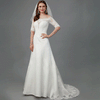 [Final Sale] Half Sleeve Lace Wedding Dress